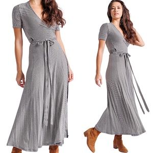 Kucoon Designs Short Sleeve Wrap Dress